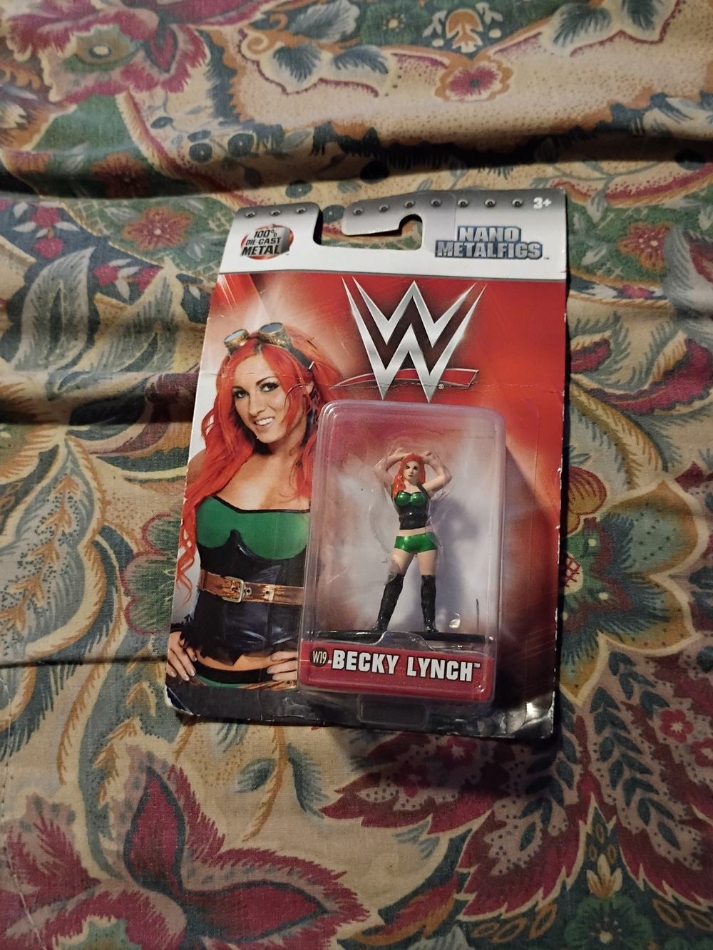 WWE Nano Metalfigs Becky Lynch Figure in Green and Black